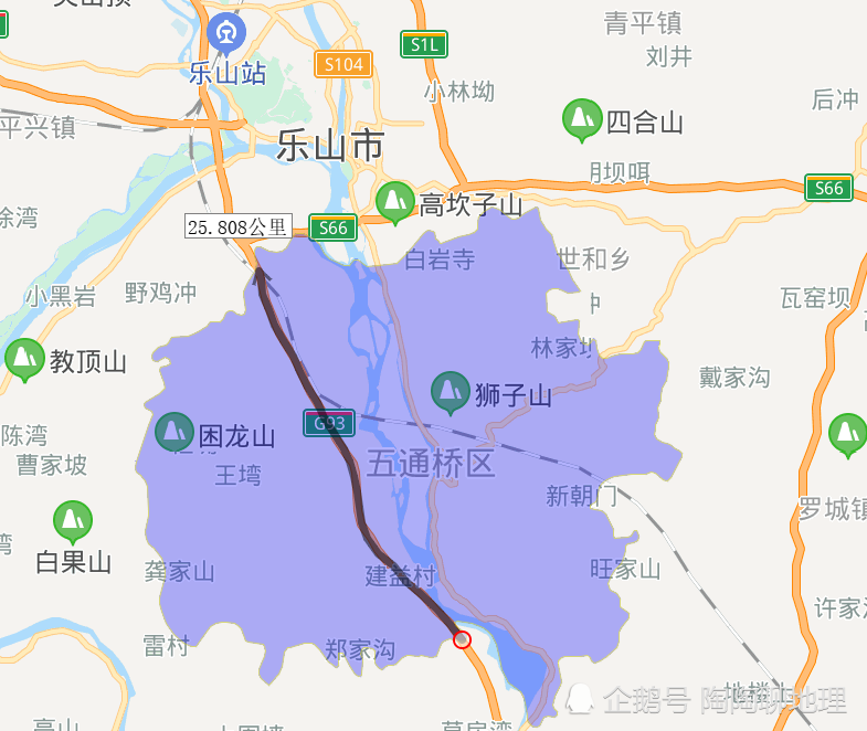 2020年乐山市各区县高速路里程排名,犍为第一,看看你家乡第几?