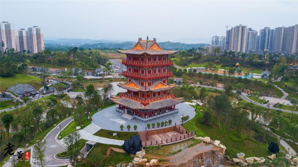 在大足茶余饭后哪里去,纳凉散步观水舞,香国公园有你需要的一切