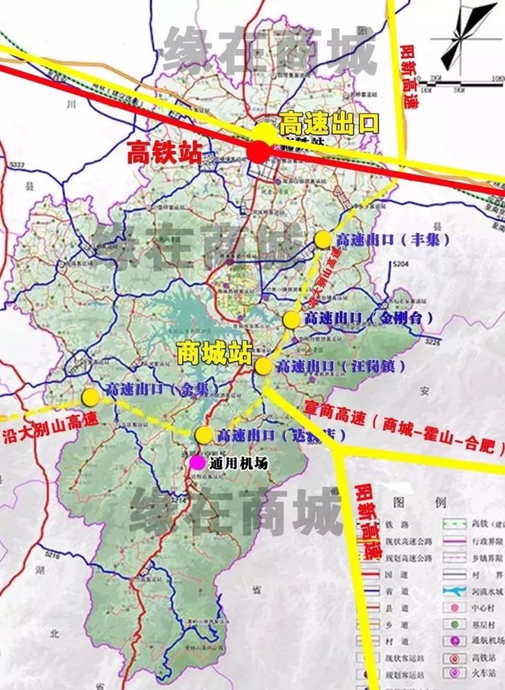 商城县高速路网有新进展,沿大别山高速商城段预计2021
