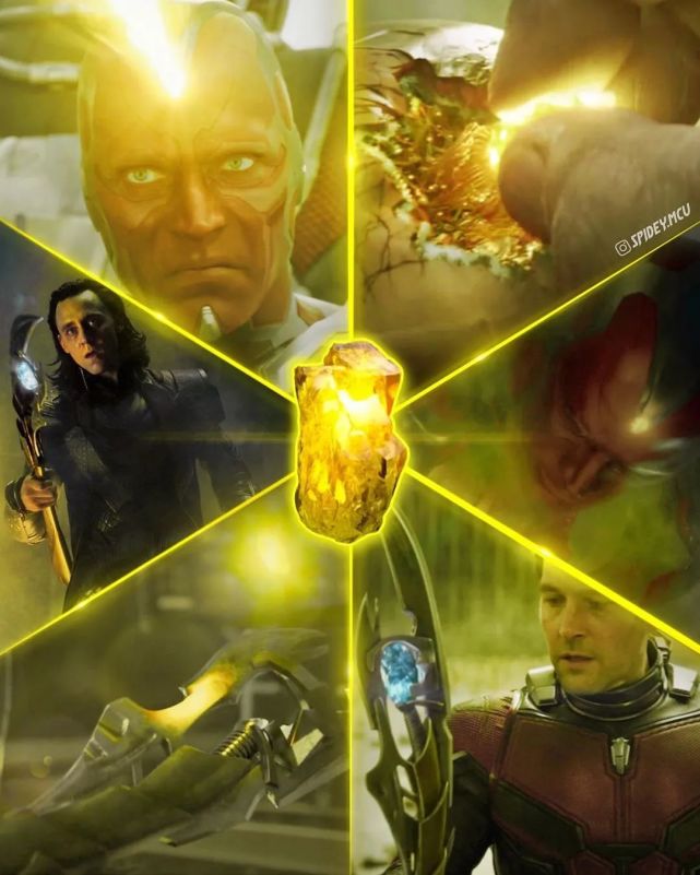 心灵宝石|权杖,幻视空间宝石|宇宙魔方本期图片来自ins用户spidey.mcu