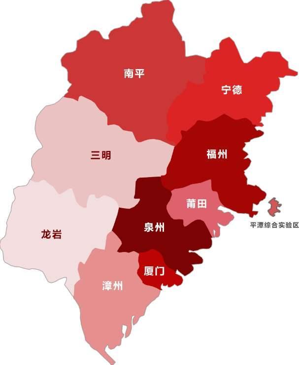 泉州在福建的地理位置