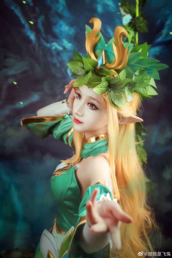 王者荣耀cos澜,cos王者荣耀上官婉儿 超美还原 王者荣耀cos王昭君精灵公主