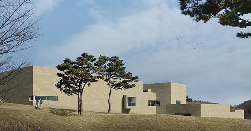 轴测分析图 项目信息 项目名称:kansong艺术博物馆 项目地点:韩国