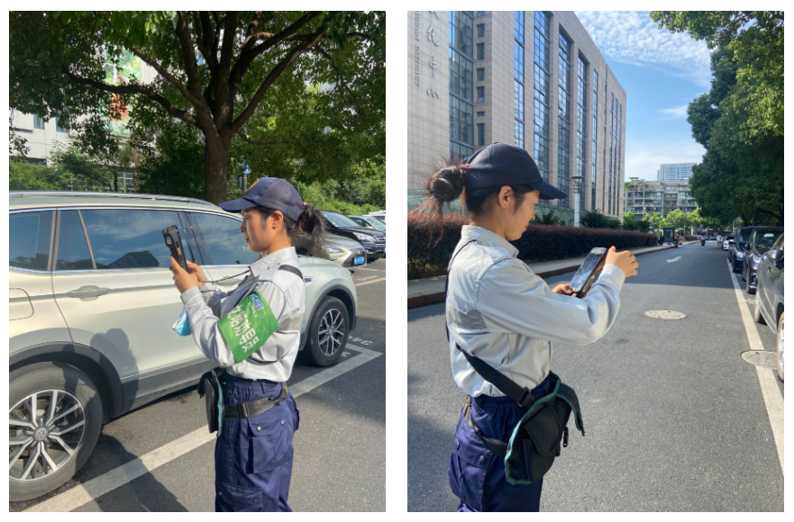 致敬烈日高温下的停车收费员们