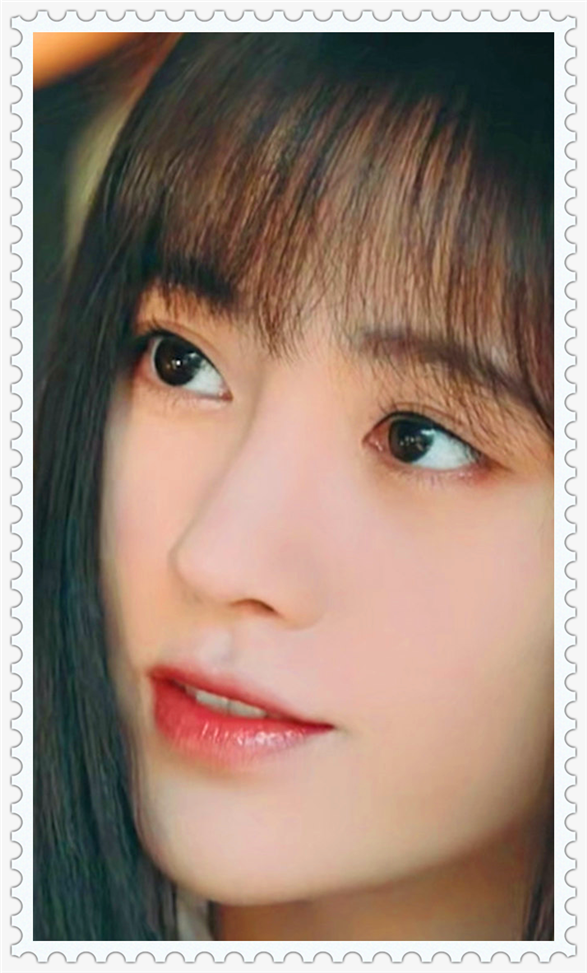 四千年美女鞠婧祎齐刘海造型清纯可爱颜值绝了