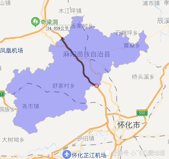 2020年怀化市各区县高速路里程排名沅陵第一看看你家乡第几