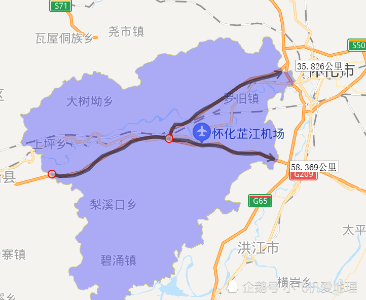 2020年怀化市各区县高速路里程排名沅陵第一看看你家乡第几