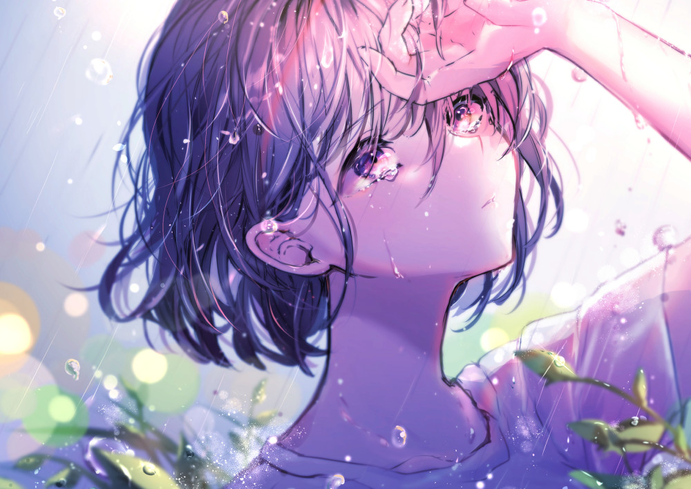 二次元少女的眼泪 是否心碎