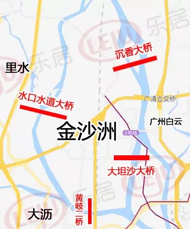 这两座大桥终于要建啦!|沉香|金沙洲