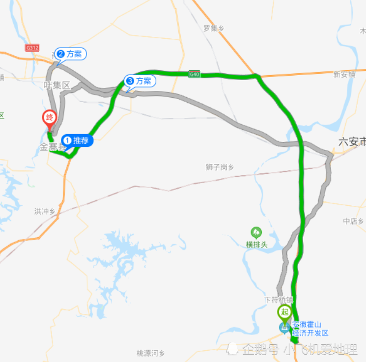 目前金寨县至霍山县走大路需要绕道六安市,行车距离长,加之金寨县至