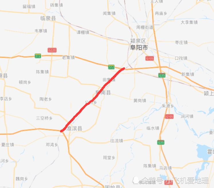 阜阳市3区4县1市,新建高速,收费站,快速公路,理想规划