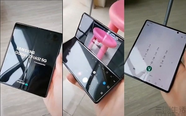 三星galaxy z fold2上手视频曝光,颜值更高