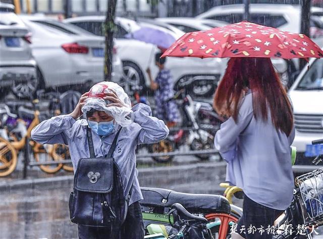 下雨啦!武汉迎降温