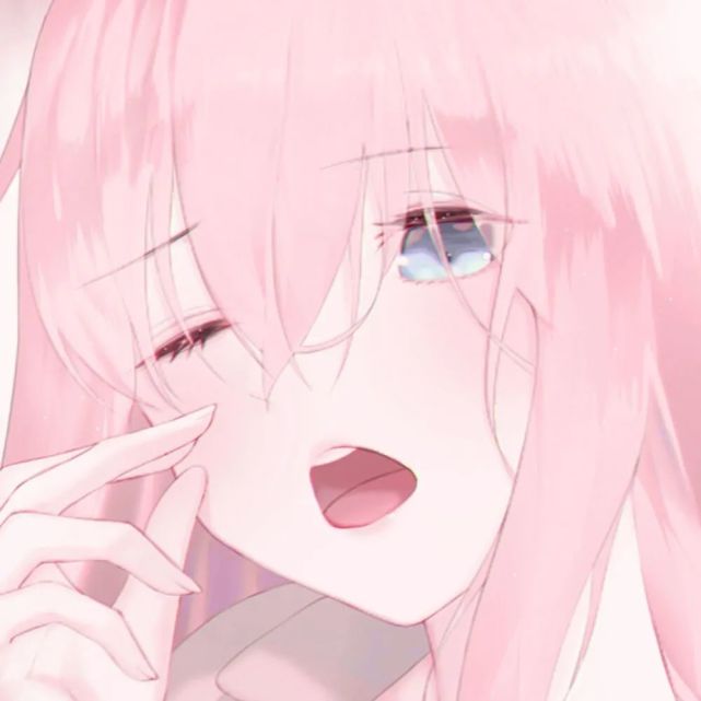 动漫头像‖粉色系动漫女生头像