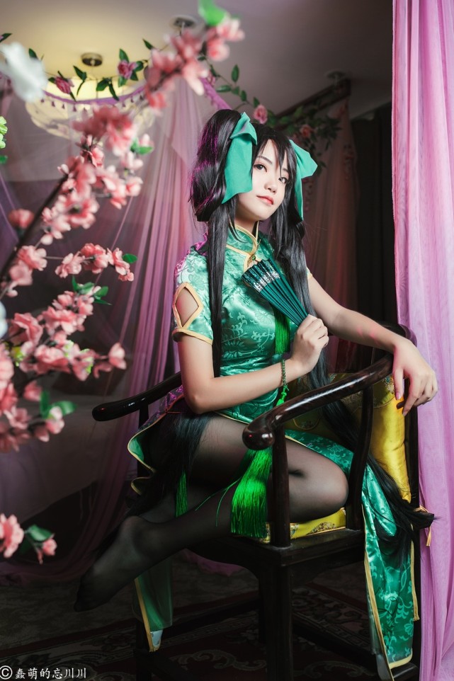 王者荣耀孙尚香旗袍cosplay