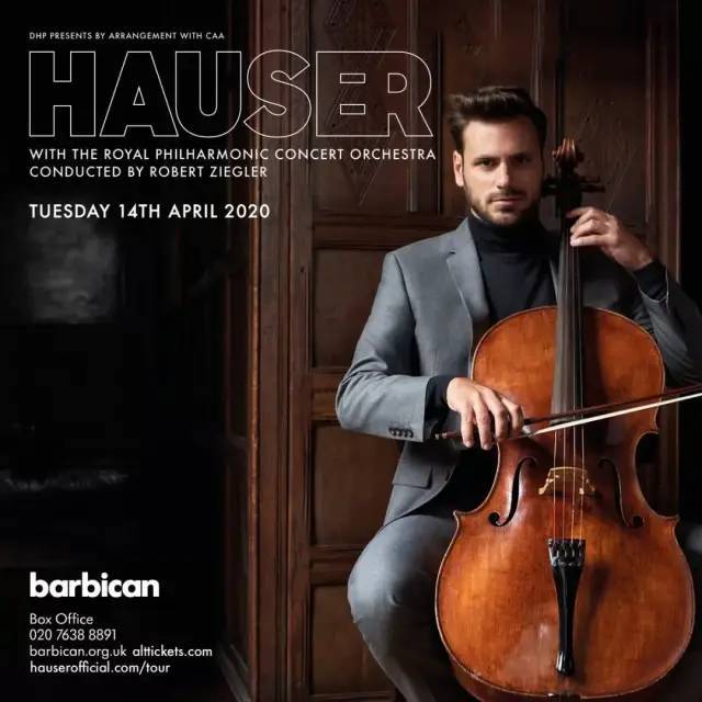 hauser是知名大提琴跨界组合" 提琴双杰"(2 cellos)的成员之一,30多岁