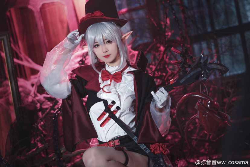cosplay明日方舟华法琳皮肤cos