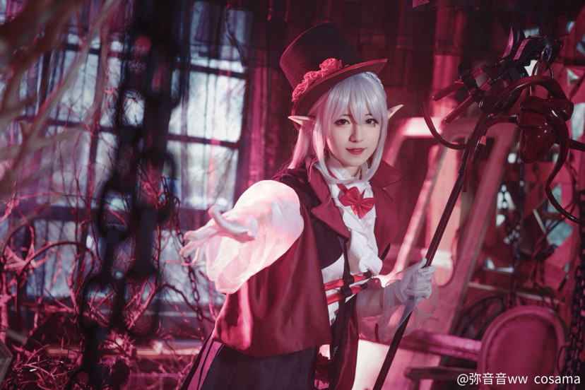 cosplay明日方舟华法琳皮肤cos