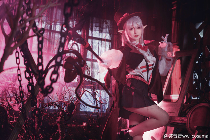 cosplay明日方舟华法琳皮肤cos