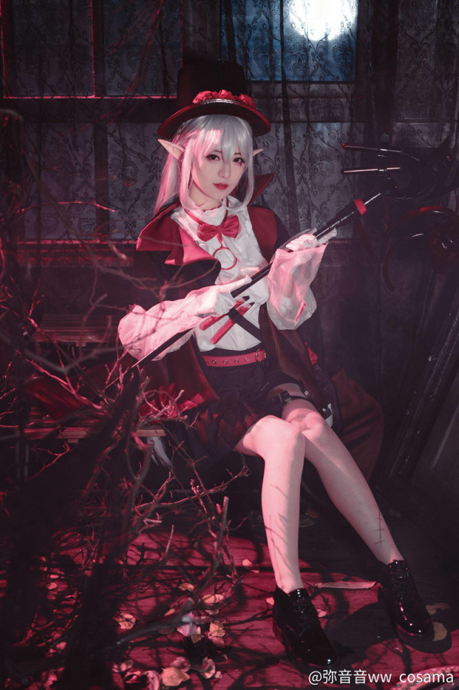 cosplay明日方舟华法琳皮肤cos