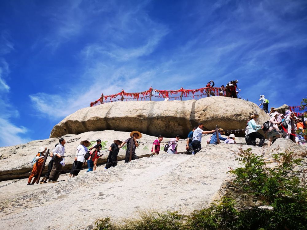 华山西峰莲花峰,天下壮观