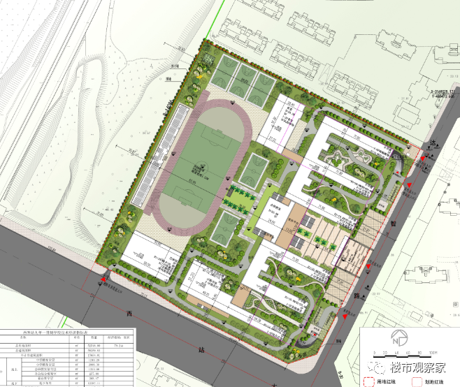 西客站地区hjz701-a04地块九年一贯制学校项目许可证批前公示