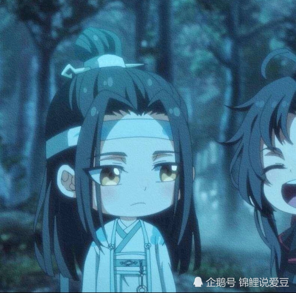 魔道祖师忘羡:q版头像 你特别好,我喜欢你