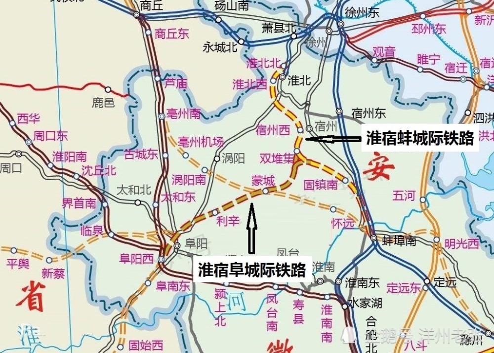 淮宿蚌城际铁路,淮宿阜城际铁路