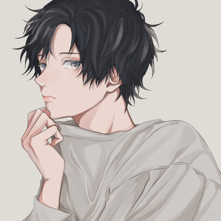 动漫男生头像:伸手要来的安全感毫无意义