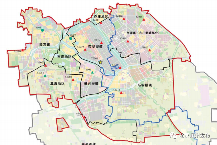 此外 在亦庄新城规划分册中,也规划了6个急救工作站,位于台湖和