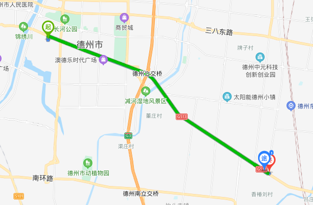 一路绿灯德州火车站至高铁站将开通快速通道附绿波带路线图