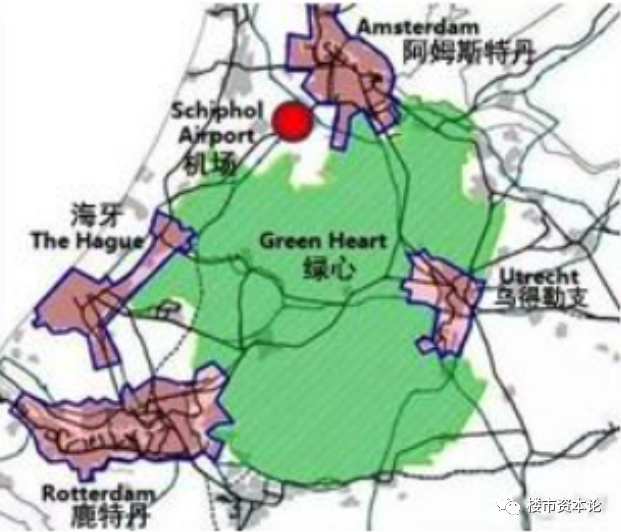 交通拥堵,房价飙高等大城市病越来越明显时,兰斯塔德都市圈这一多中心