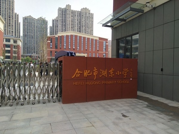 位于政务区的合肥市湖东小学,秋季开学投入使用