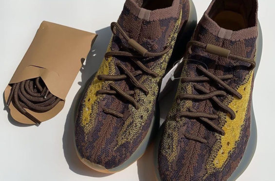 yeezy380新配色12月市售 棕色鞋身体现秋季美感