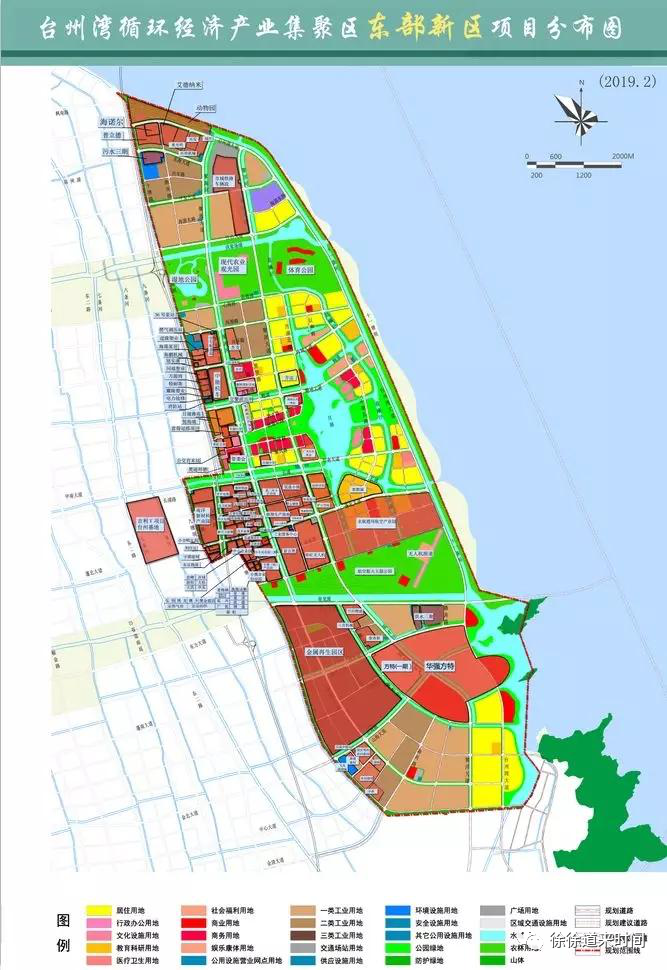 台州湾新区(集聚区板块)配套分布 来源台州湾集聚区公众号 根据建立