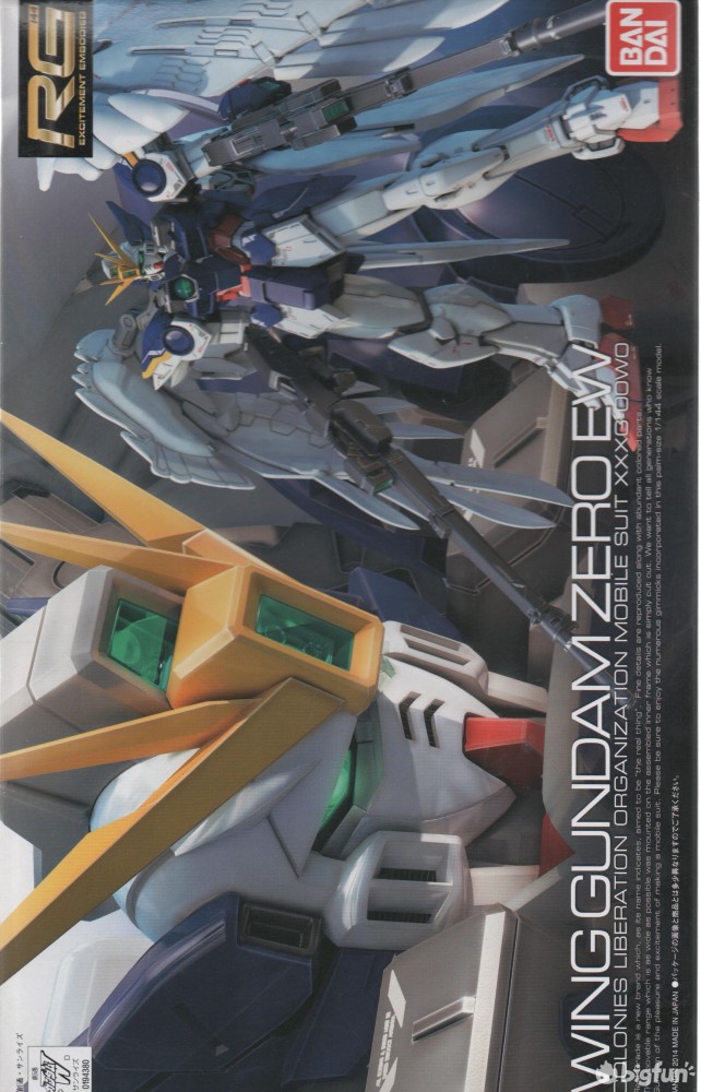 rg 1/144 xxxg-00w0 飞翼高达零式 ew 定价: 2,500日元 (156元) 发售