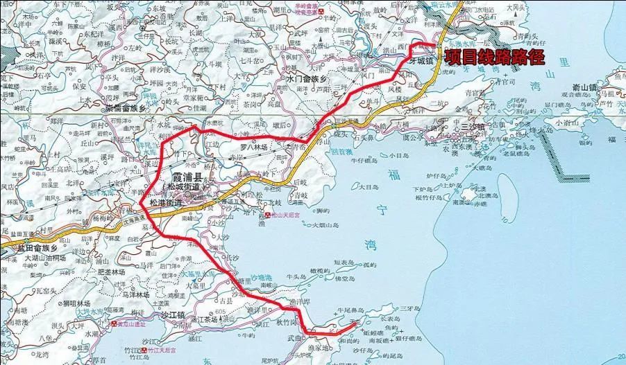 投资近亿元,途经8个乡镇,霞浦核电即将建设220kv电源线路