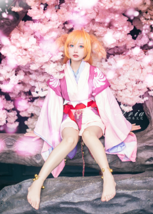 狐妖小红娘涂山苏苏cosplay,相思树下