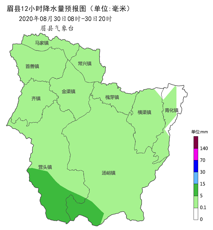 眉县地区 天气预报!