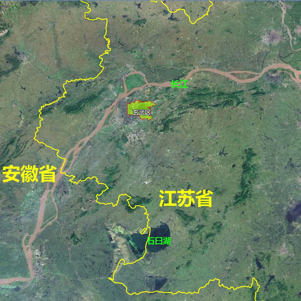 13张地形图,快速了解江苏省南京各市辖区