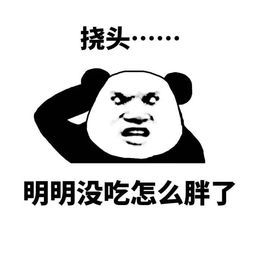 熊猫头表情包:认识你我真的很开心