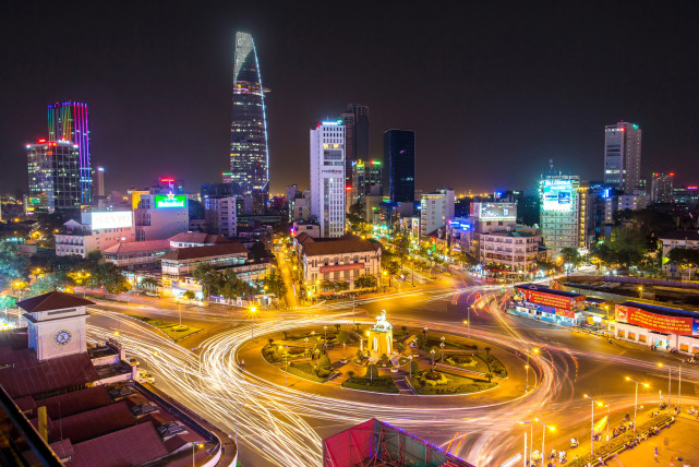 图-越南首都河内市夜景