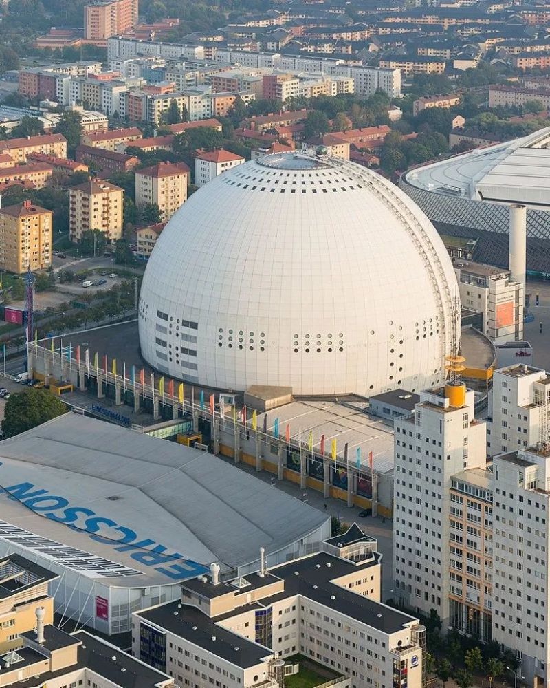 爱立信球形体育馆 ericsson globe 世界上最大的球形建筑
