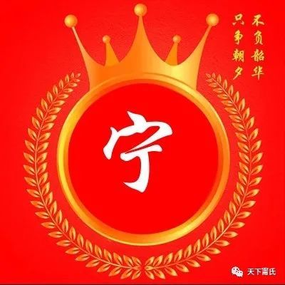 但今天天下甯氏微信号特意为我们宁/甯氏家族设计了几款专属头像