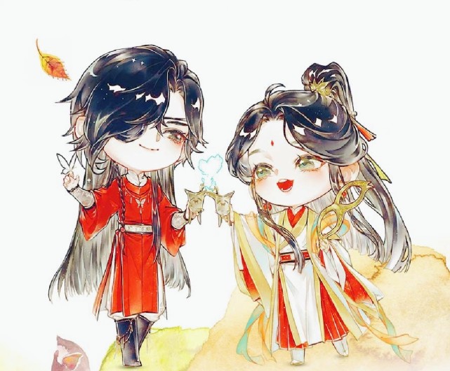 《天官赐福》漫画"女装大佬"上线,黑衣地师好飒,风师傻白甜