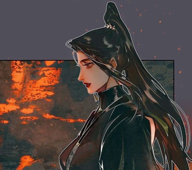 《天官赐福》漫画"女装大佬"上线,黑衣地师好飒,风师