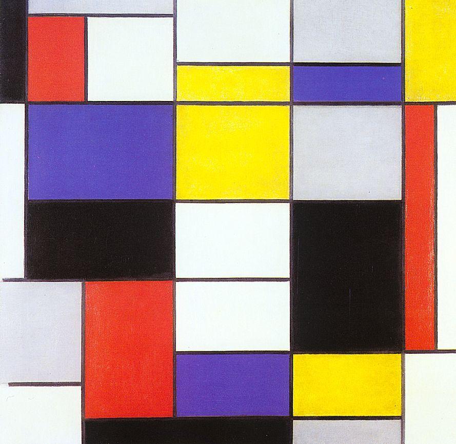 《红蓝黄构图Ⅱ》-1930年