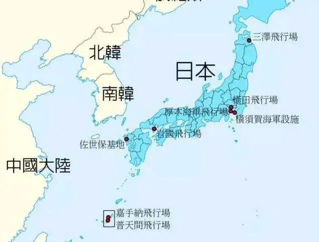 卫星俯瞰——日本佐世保海军基地