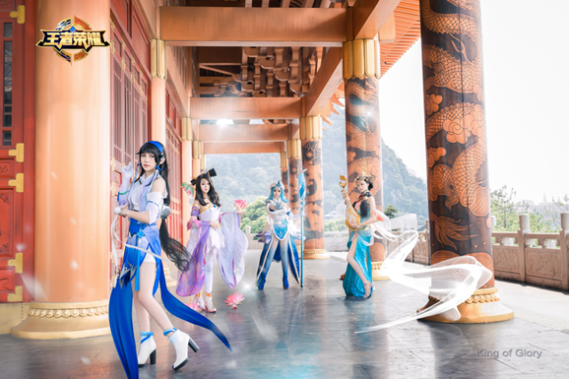 王者荣耀四大美人cosplay正片