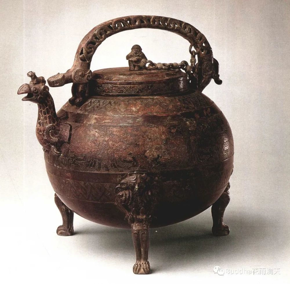 故宫珍藏宝物,造型奇特的战国铜盉,古代工艺美术品中的一件佳作